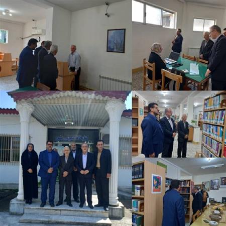 بازدید نماینده مجلس از کتابخانه